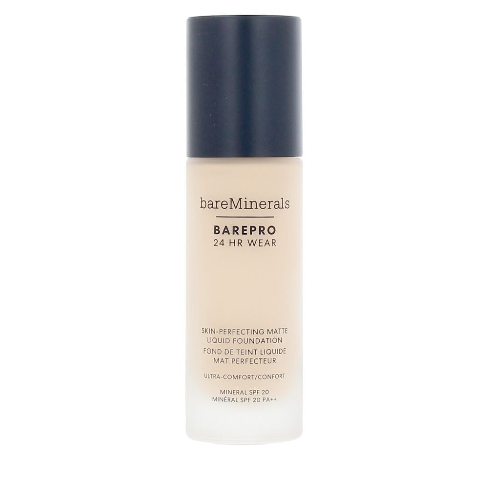 BAREPRO 24HR WEAR fondo de maquillaje liquido mate SPF20 Fair 10 Warm 30 ml