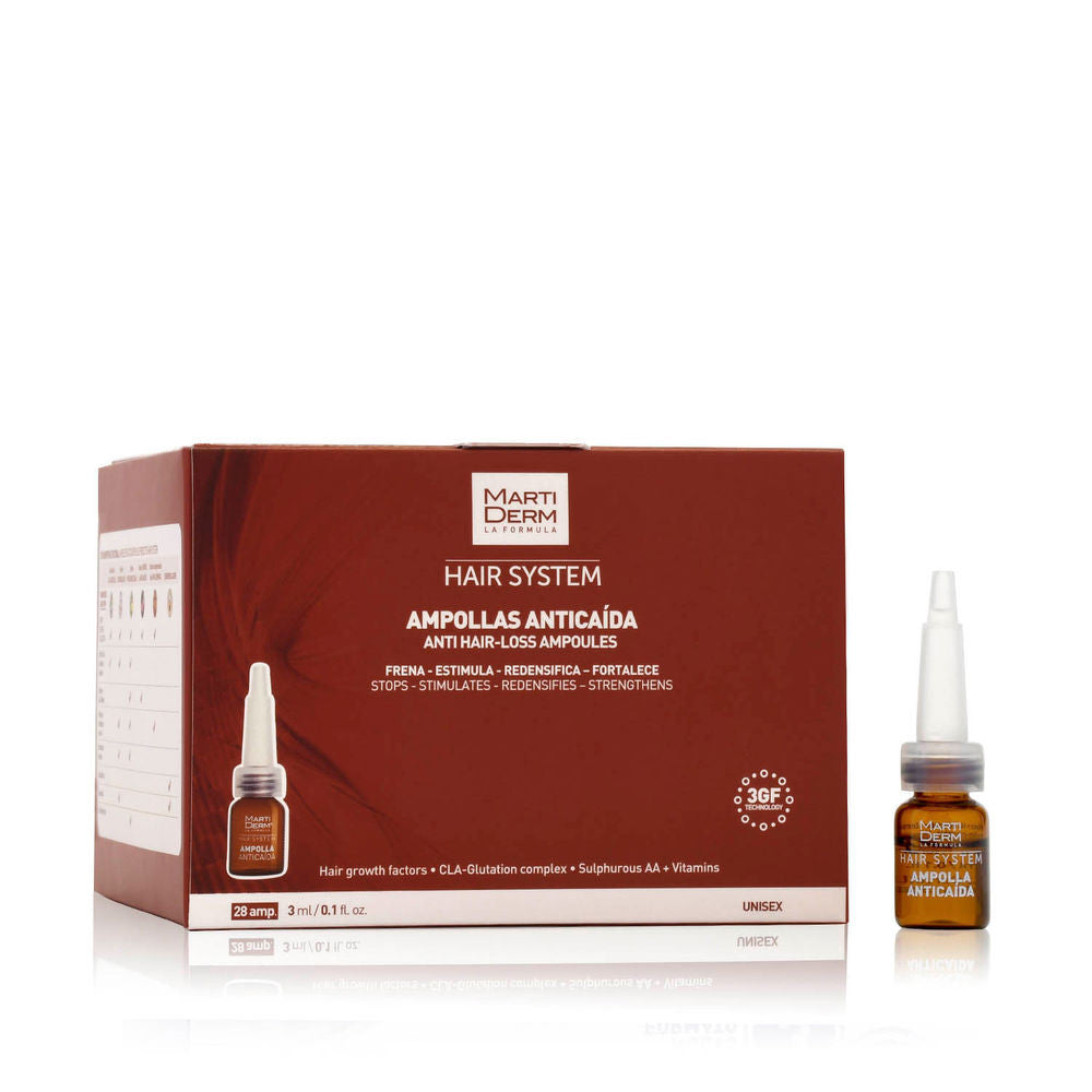 HAIR SYSTEM ampollas anticaída 28 x 3 ml