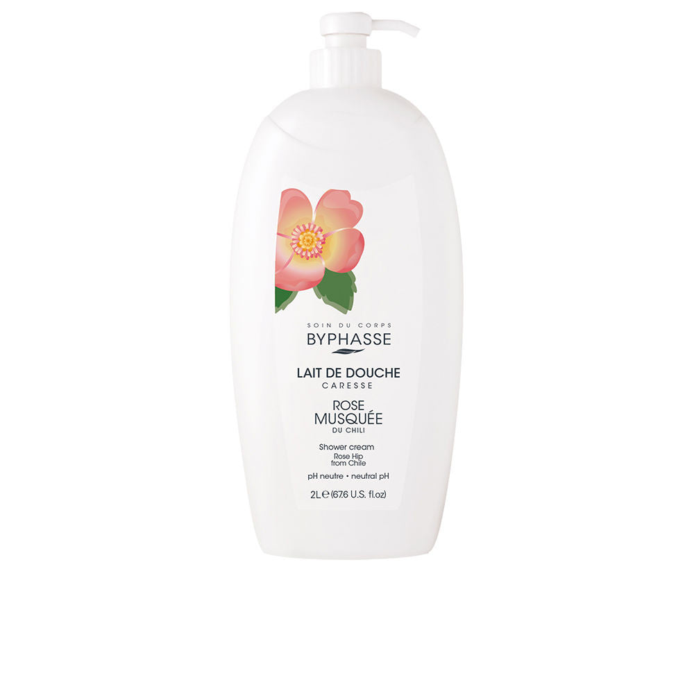 CARESSE crema de ducha rosa mosqueta 2000 ml
