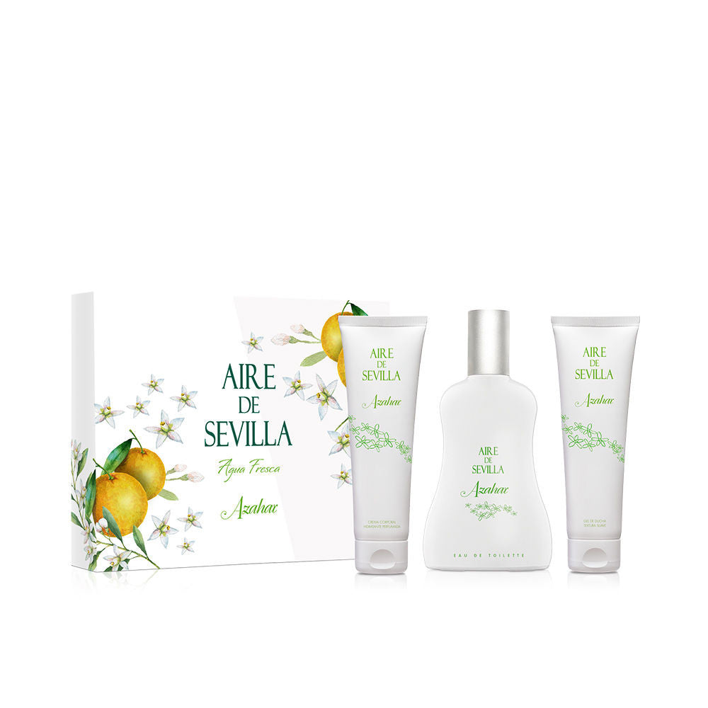 AIRE DE SEVILLA AGUA FRESCA DE AZAHAR ESTUCHE 3 pz
