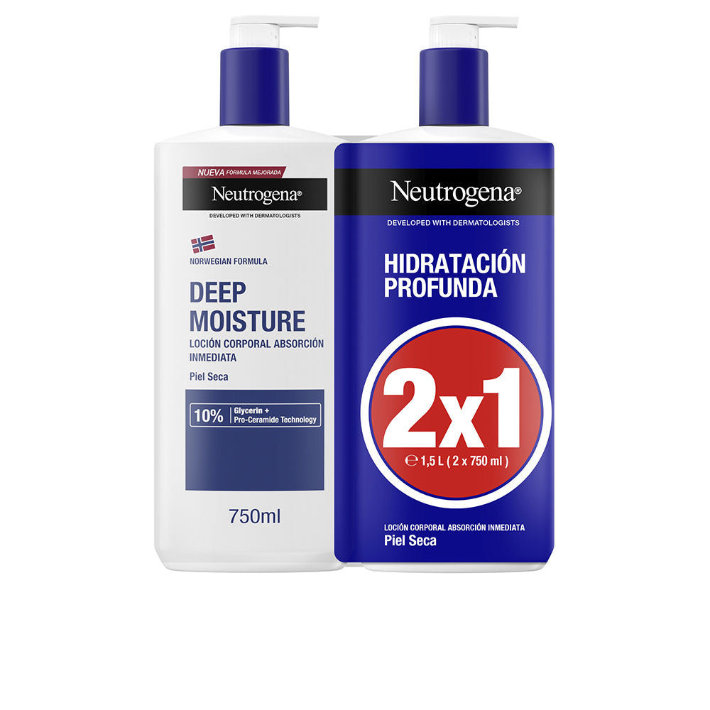 HIDRATACIÓN PROFUNDA loción piel seca pack 2 x 750 ml