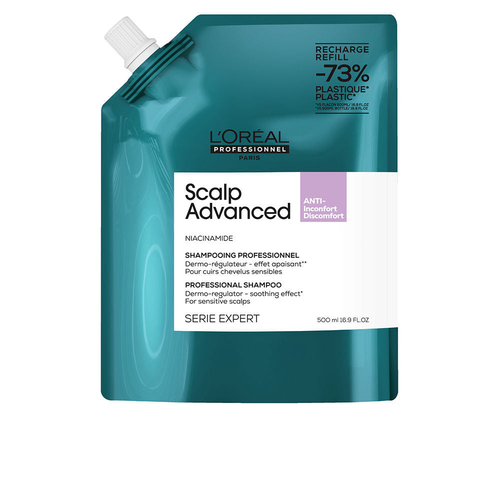 SCALP ADVANCED champú cuero cabelludo sensible recarga 500 ml
