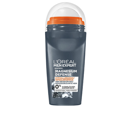 MEN EXPERT MAGNESIUM DEFENSE 0% alcohol desodorante 48h roll-on 50 ml