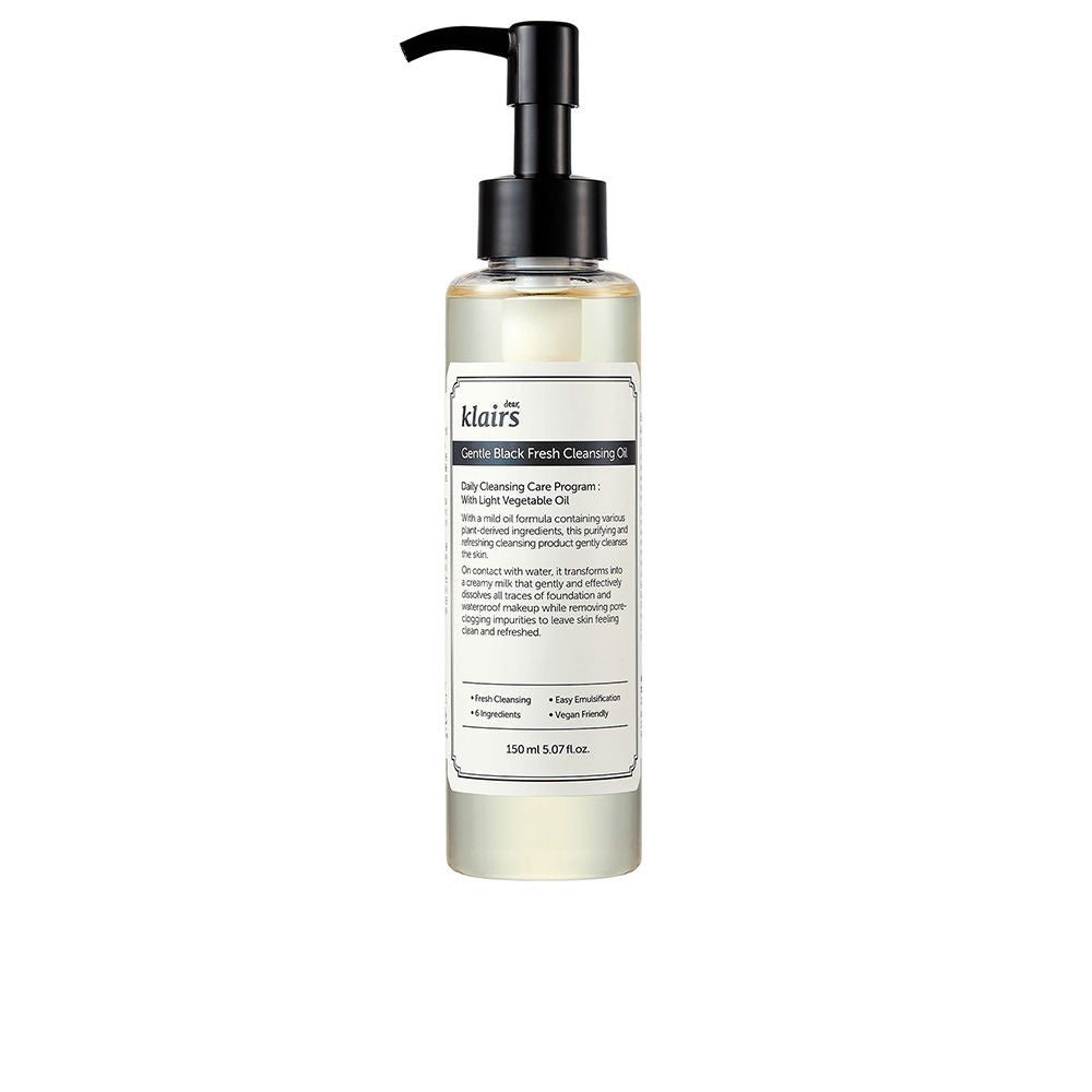 GENTLE BLACK fresh cleansing oil 150 ml
