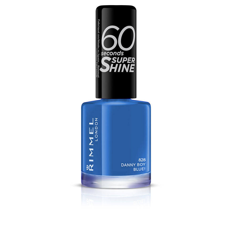 60 SECONDS SUPER SHINE esmalte de unas 828 Danny Boy Blue 8 ml