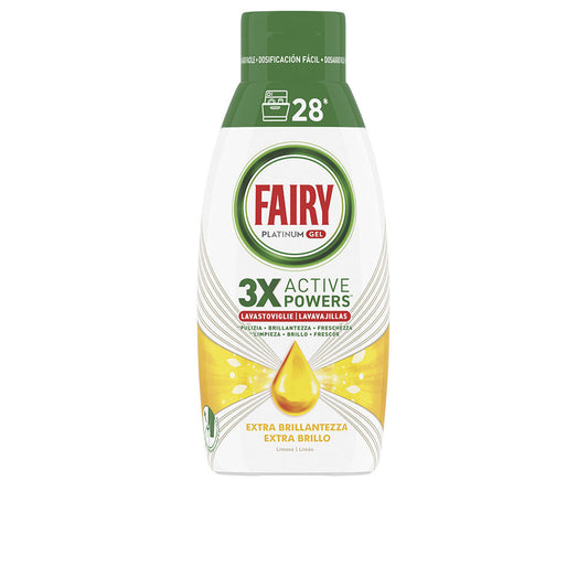 FAIRY PLATINUM gel máquina limón 28 lavados