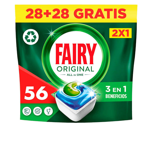 FAIRY TODO EN 1 ORIGINAL lavavajillas 56 cápsulas