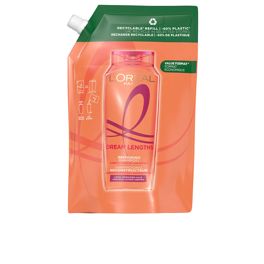 ELVIVE DREAM LONG champú reconstructor recarga eco pack 500 ml