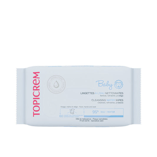 BABY toallitas limpiadoras al agua 60 u