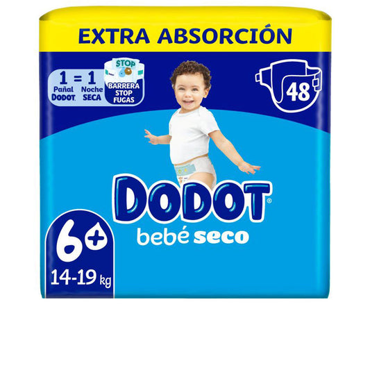 DODOT ETAPAS EXTRA talla 6 pañales 14-20 kg  48 u
