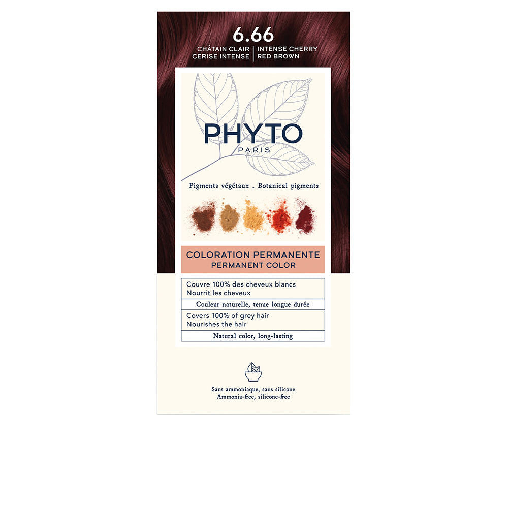 PHYTOCOLOR 666 Castano Claro Cereza intenso 4 u