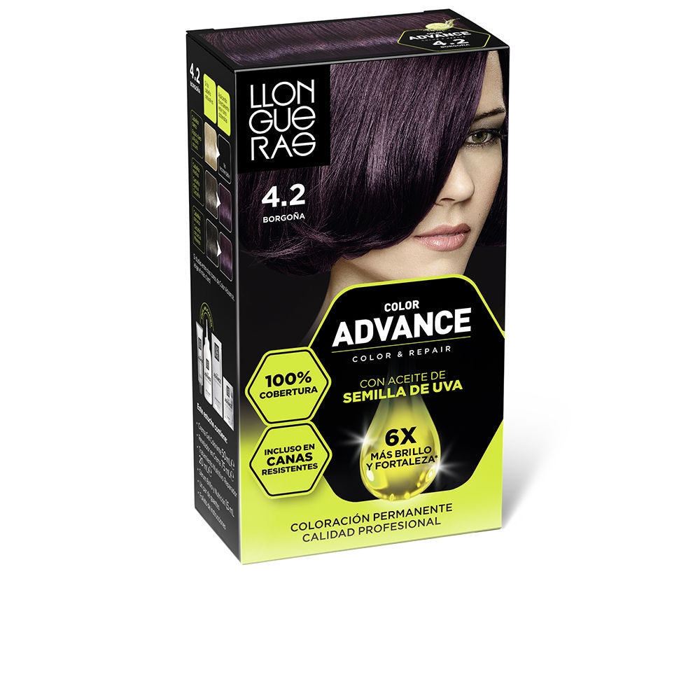COLOR ADVANCE 42 borgona 1 u