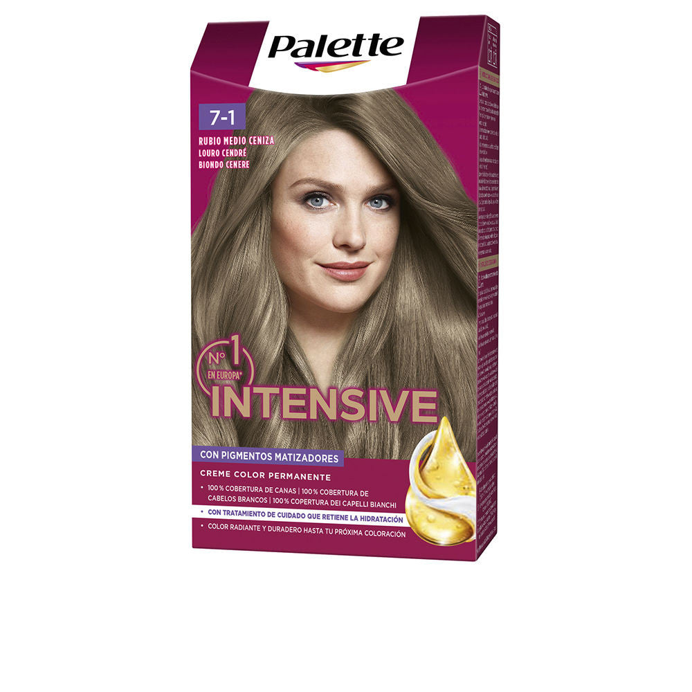 PALETTE INTENSIVE tinte 71 rubio medio ceniza 1 u
