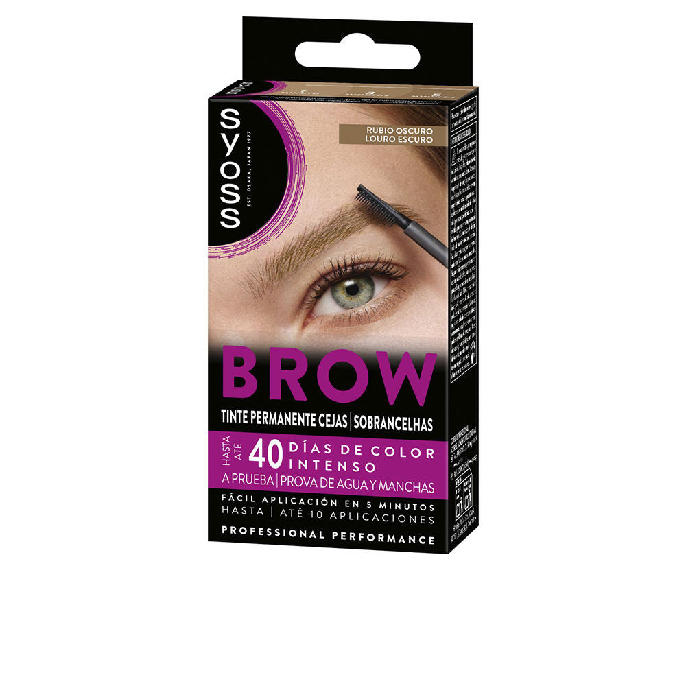 BROW TINT permanente cejas Rubio Oscuro 1 u