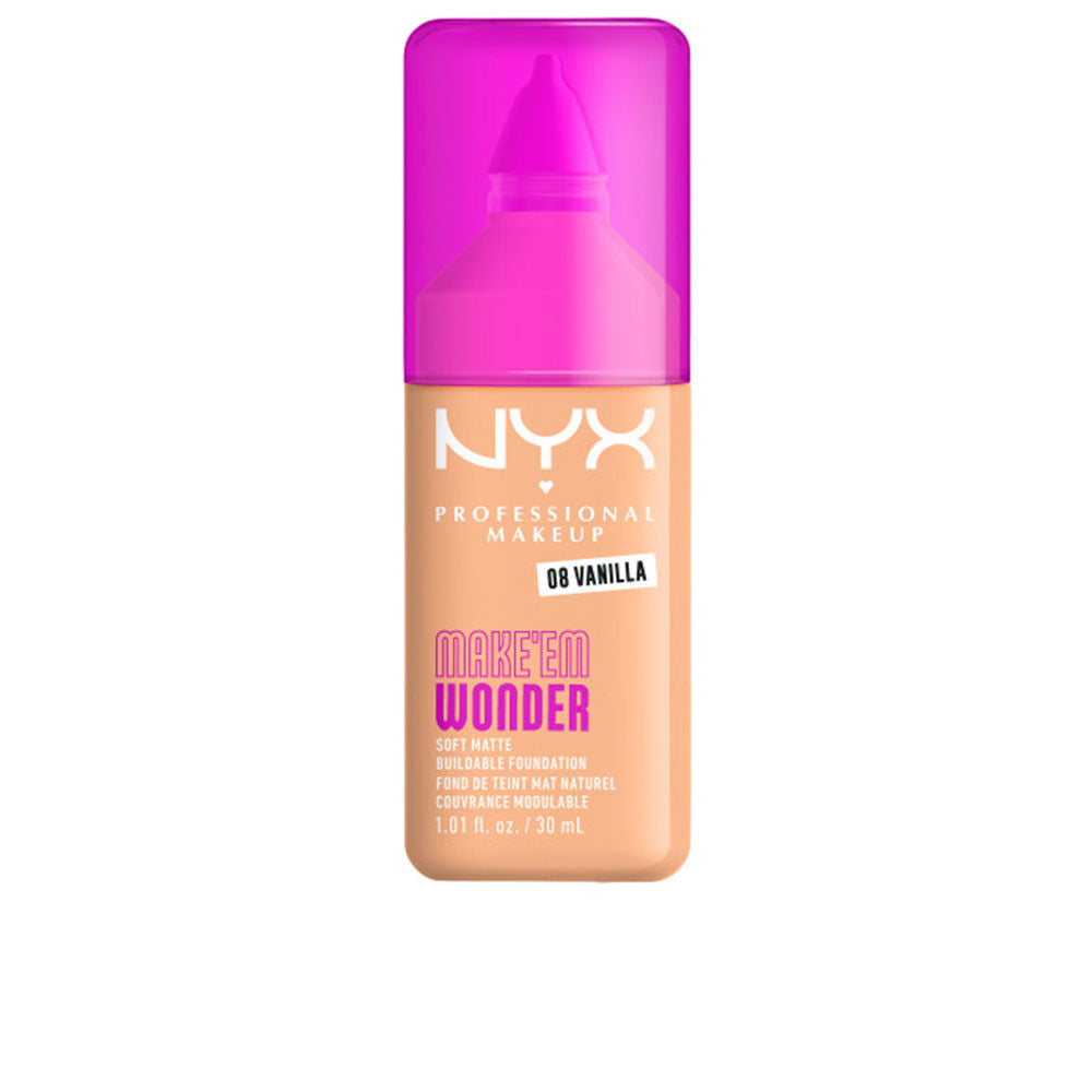 MAKE EM WONDER foundation 08 Vanilla 30 ml