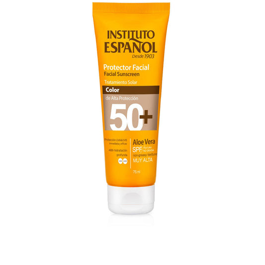 PROTECTOR FACIAL ALOE VERA con color SPF50+ 75 ml