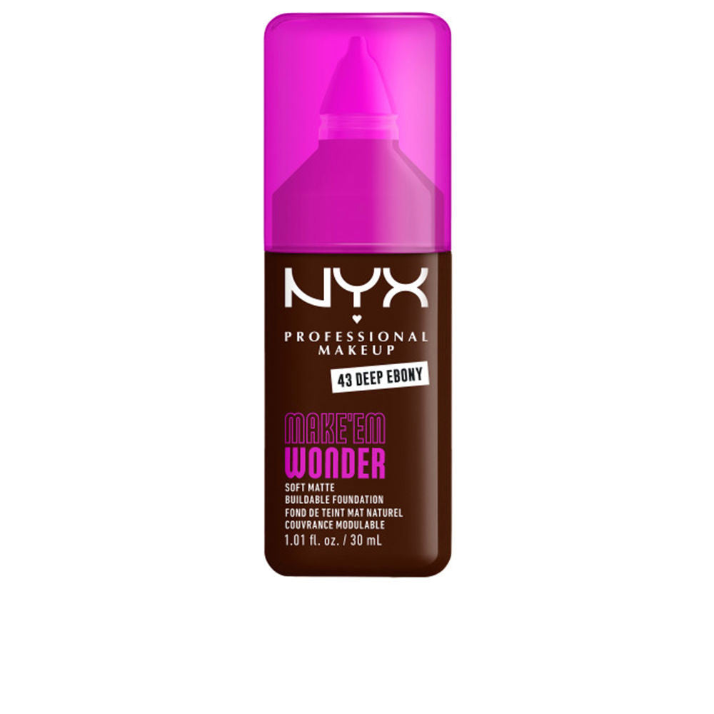 MAKE EM WONDER foundation Deep Ebony 30 ml