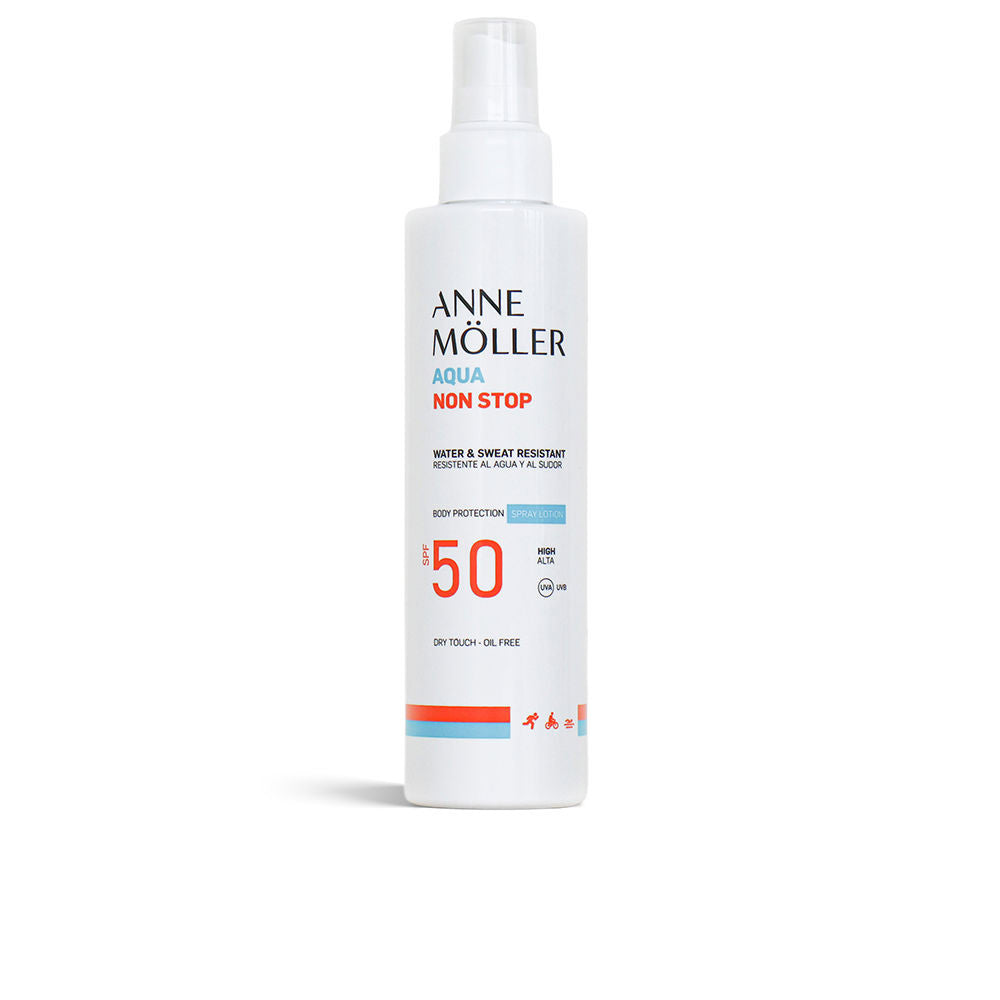 AQUA NON STOP resistente al agua y al sudor spray SPF50+ 175 ml