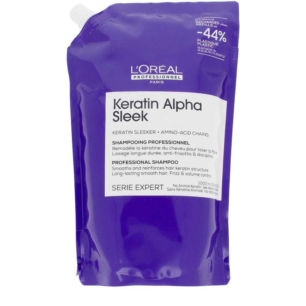 KERATIN ALPHA SLEEK champú recarga 1000 ml