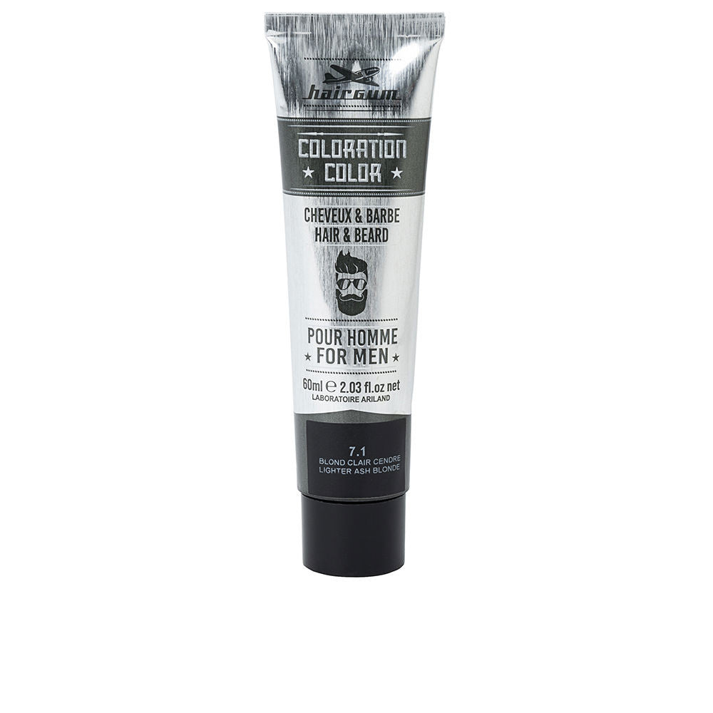 COLORATION tinte para barba y cabello 71 Rubio Claro Ceniza 60 gr