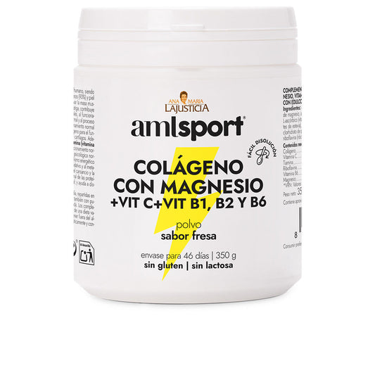 COLÁGENO CON MAGNESIO + VIT.C + VIT.B1.B2.B6 sabor fresa pol 350 gr