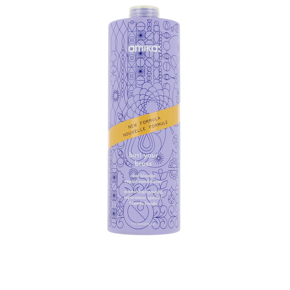 BUST YOUR BRASS acondicionador reparador cabello rubio 1000 ml