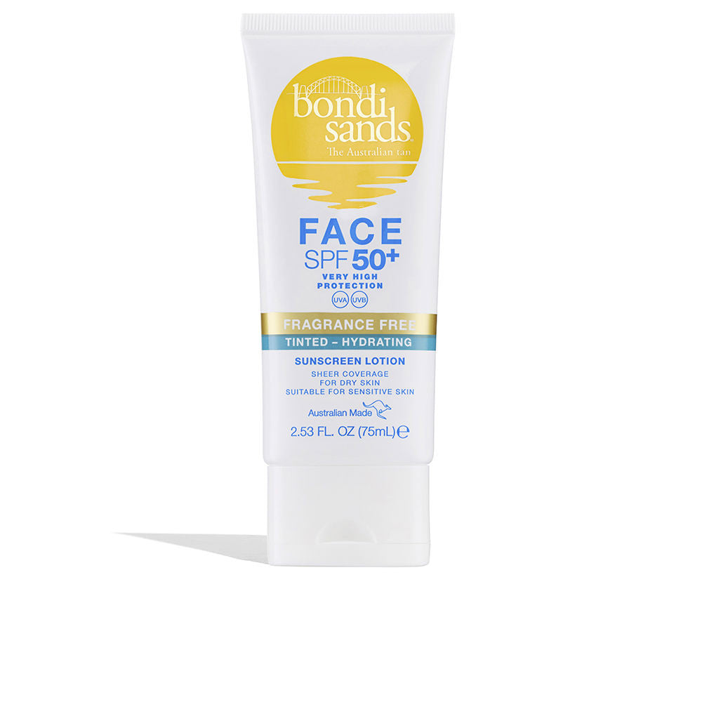 FACE SPF50+ loción facial hidratante con color 75 ml