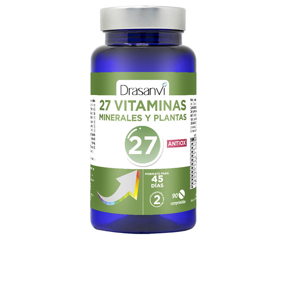 27 VITAMINAS + MINERALES Y PLANTAS ANTIOX comprimidos 90 u
