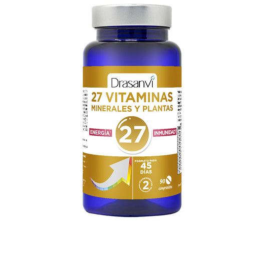 27 VITAMINAS + MINERALES ENERGÍA E INMUNIDAD comprimidos 90 u