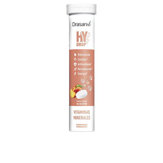 HYDROP ELECTROLITOS comprimidos efervescentes Melocoton 18 u