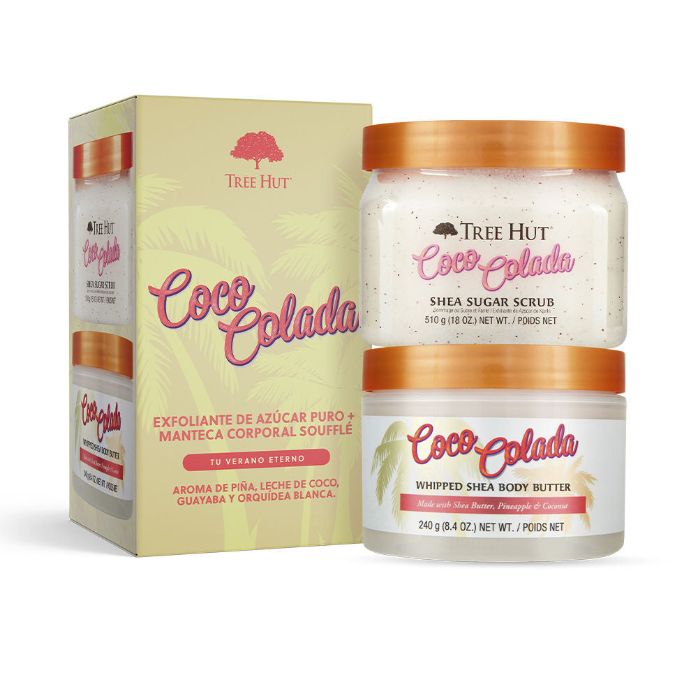 EXFOLIANTE + MANTECA CORPORAL COCO COLADA ESTUCHE 2 pz