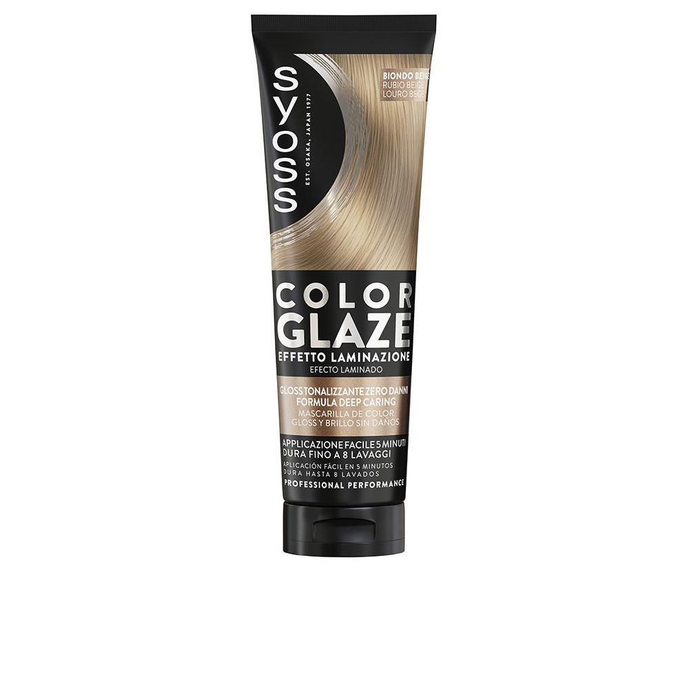 COLOR GLAZE mascarilla de color matiante con efecto laminado Rubio Beige 130 ml