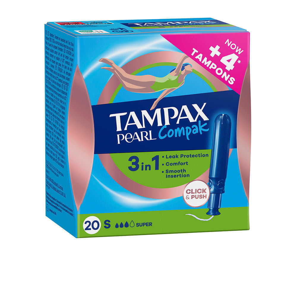TAMPAX PEARL COMPAK tampón super 20 uds