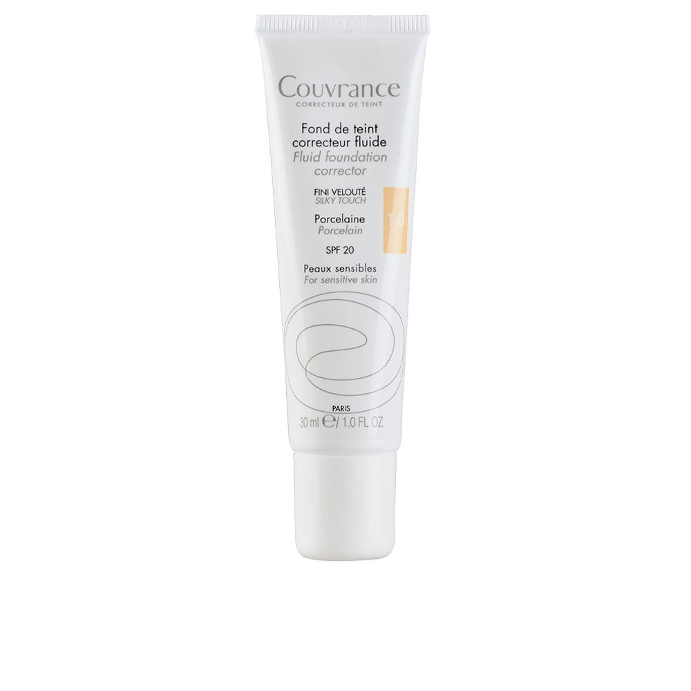 COUVRANCE base de maquillaje fluida pieles sensibles arena 30 ml