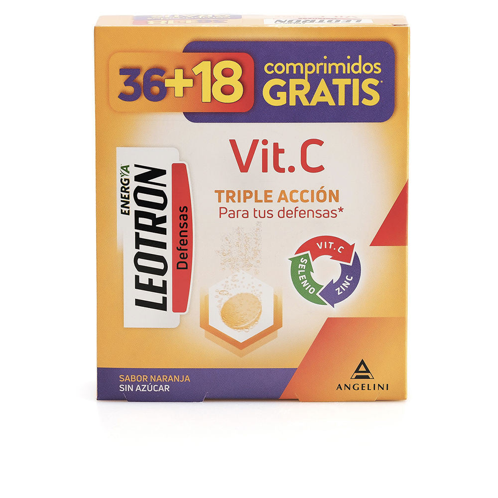 VITAMINA C triple accion comprimidos efervescentes 36 18 de regalo Naranja 54 u
