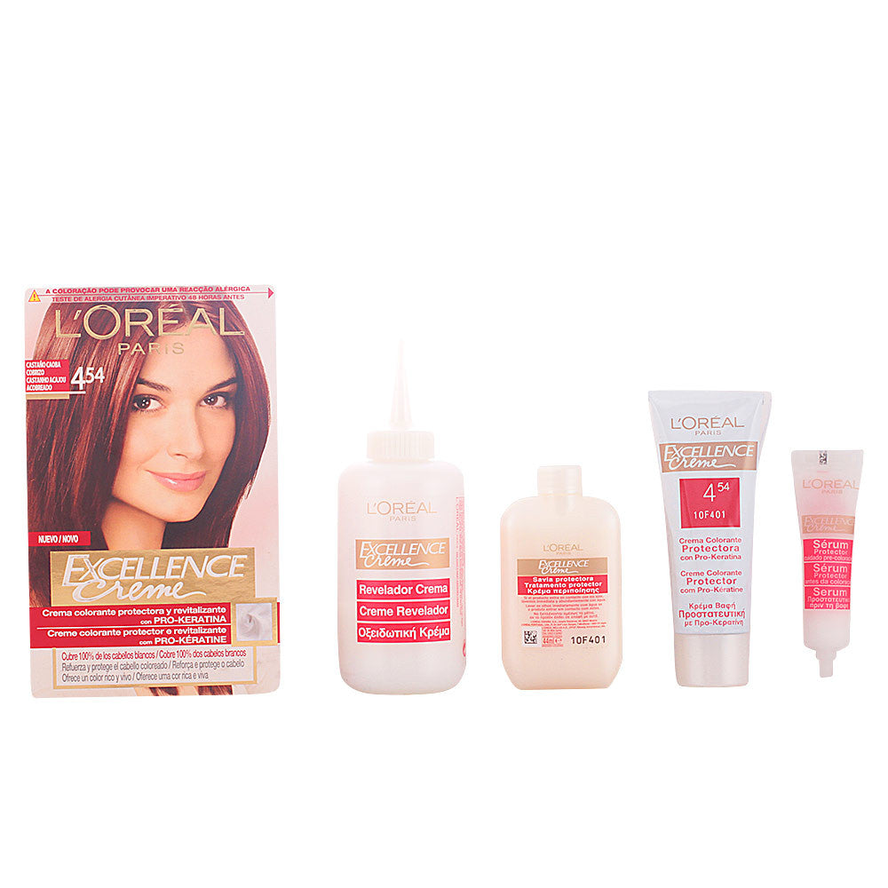 EXCELLENCE Creme tinte 454 castano caoba cobrizo 192 ml