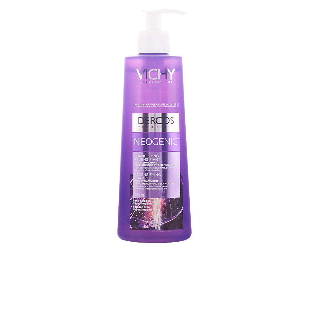 DERCOS TECHNIQUE NEOGENIC champú redensificante efecto volumen instantáneo y duradero 400 ml