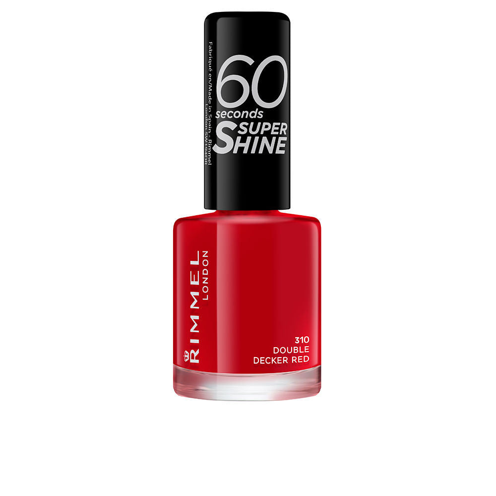 60 SECONDS SUPER SHINE esmalte de unas 310 double decker red 8 ml