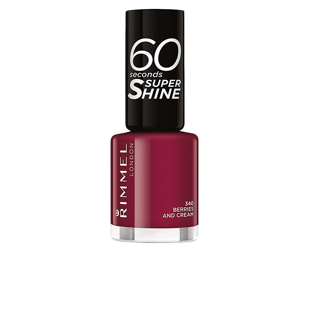 60 SECONDS SUPER SHINE esmalte de unas 340 berries and cream 8 ml