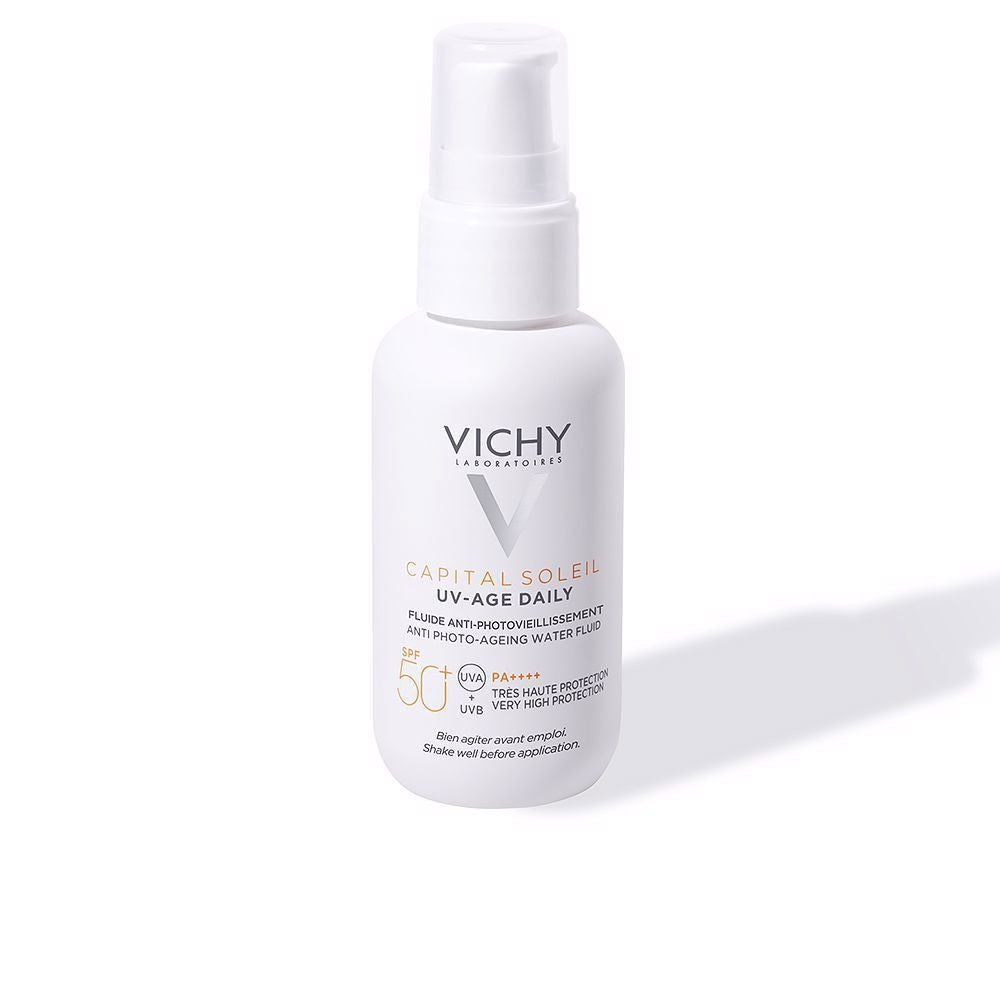 CAPITAL SOLEIL UV-AGE WATER FLUID fotoprotector antifotoenvejecimiento UVB / UVA SPF50+ 40 ml