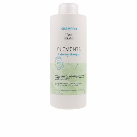 ELEMENTS Champú natural Calmante para cuero cabelludo seco o delicado 1000 ml