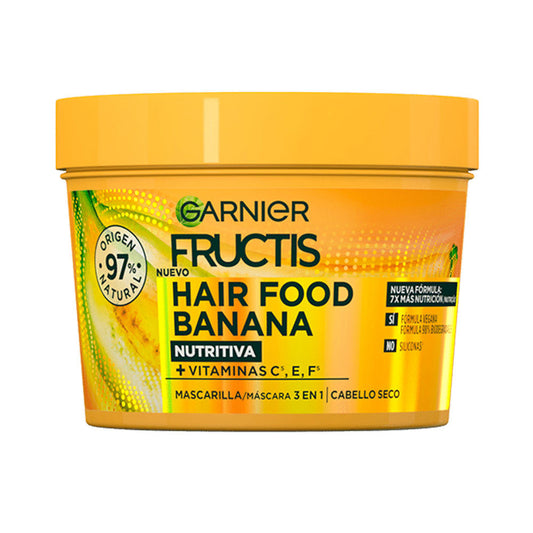 FRUCTIS HAIR FOOD BANANA mascarilla ultra nutritiva 390 ml