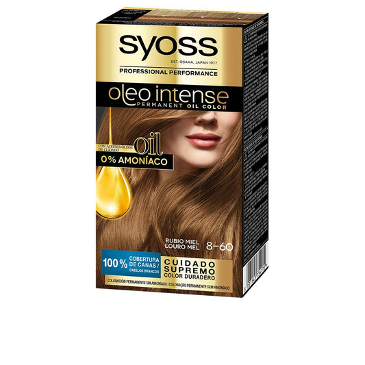 OLEO INTENSE tinte sin amoniaco 860 rubio miel 5 pz