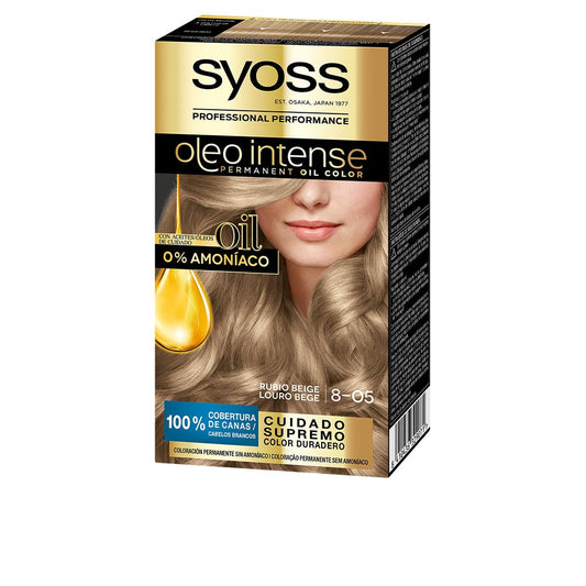 OLEO INTENSE tinte sin amoniaco 805 rubio beige 5 pz