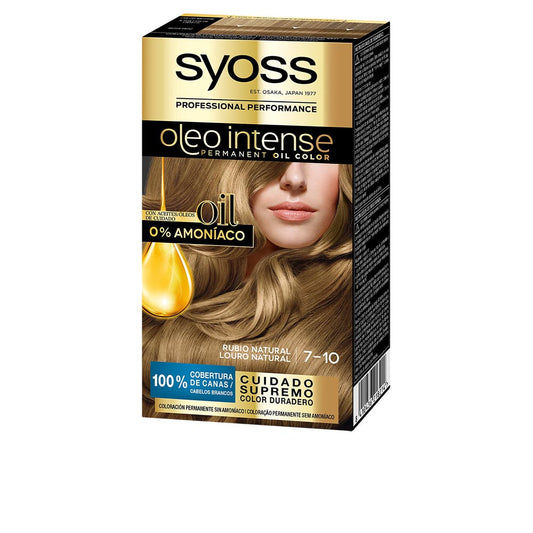 OLEO INTENSE tinte sin amoniaco 710 rubio natural 5 pz