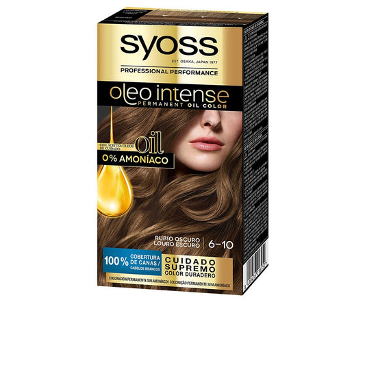 OLEO INTENSE tinte sin amoniaco 610 rubio oscuro 5 pz