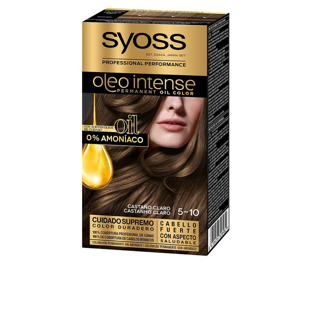 OLEO INTENSE tinte sin amoniaco 510 castano claro 5 pz