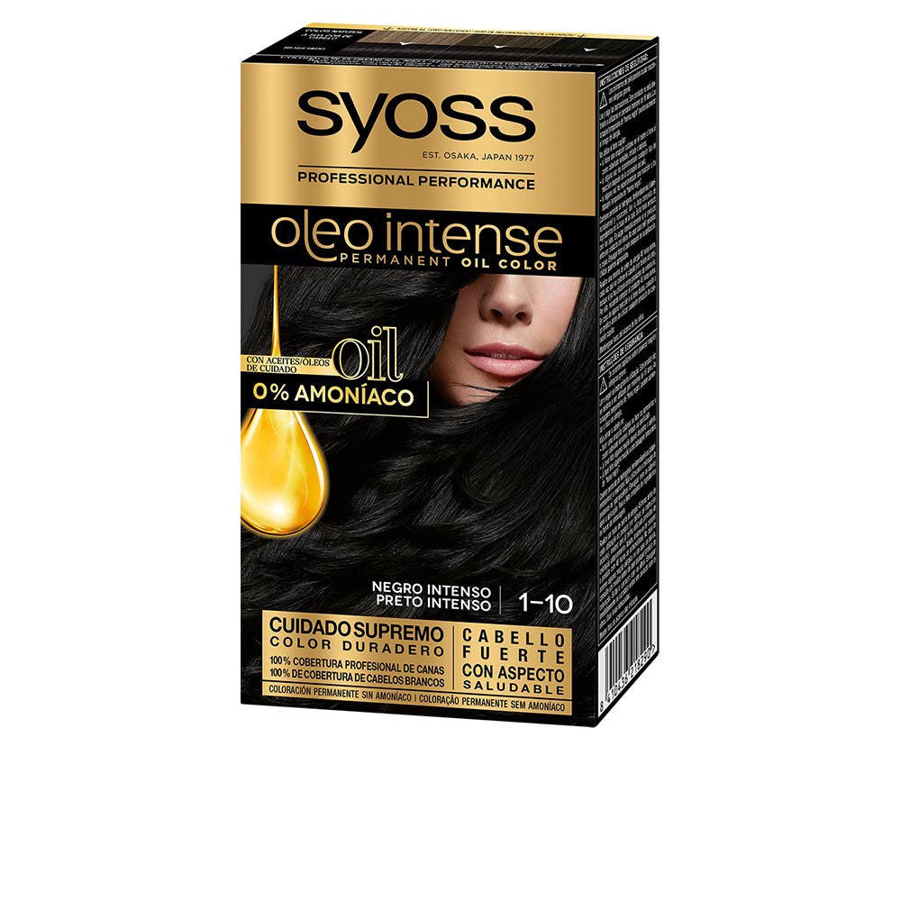 OLEO INTENSE tinte sin amoniaco 110 negro intenso 5 pz