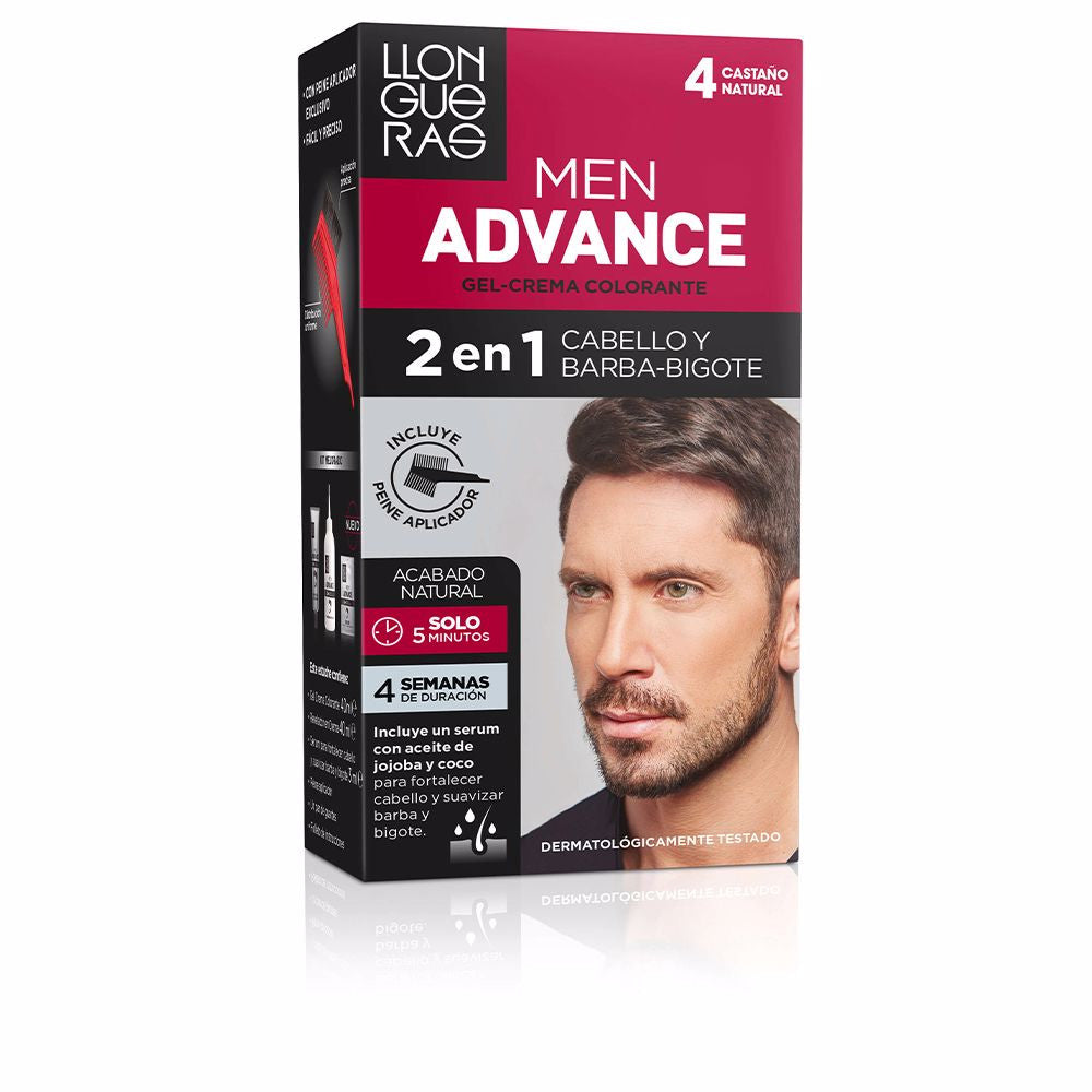 MEN ADVANCE 4 castano natural 1 u