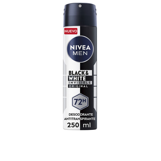 MEN BLACK & WHITE INVISIBLE ORIGINAL desodorante spray 250 ml
